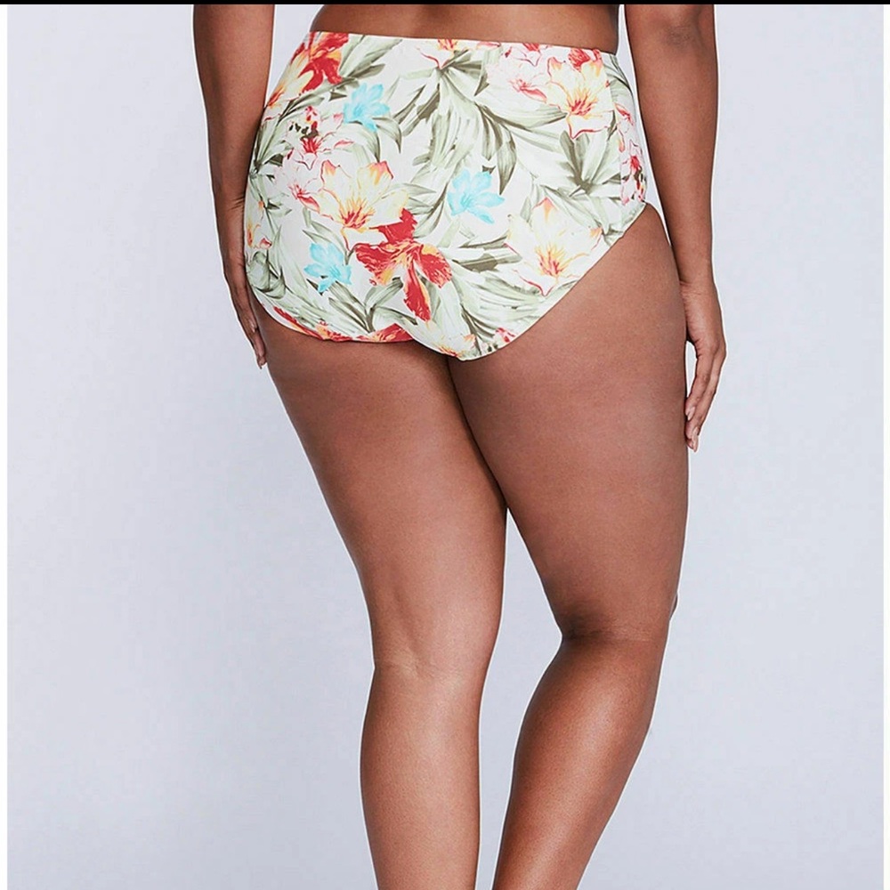 Lane Bryant Floral Bikini Bottom